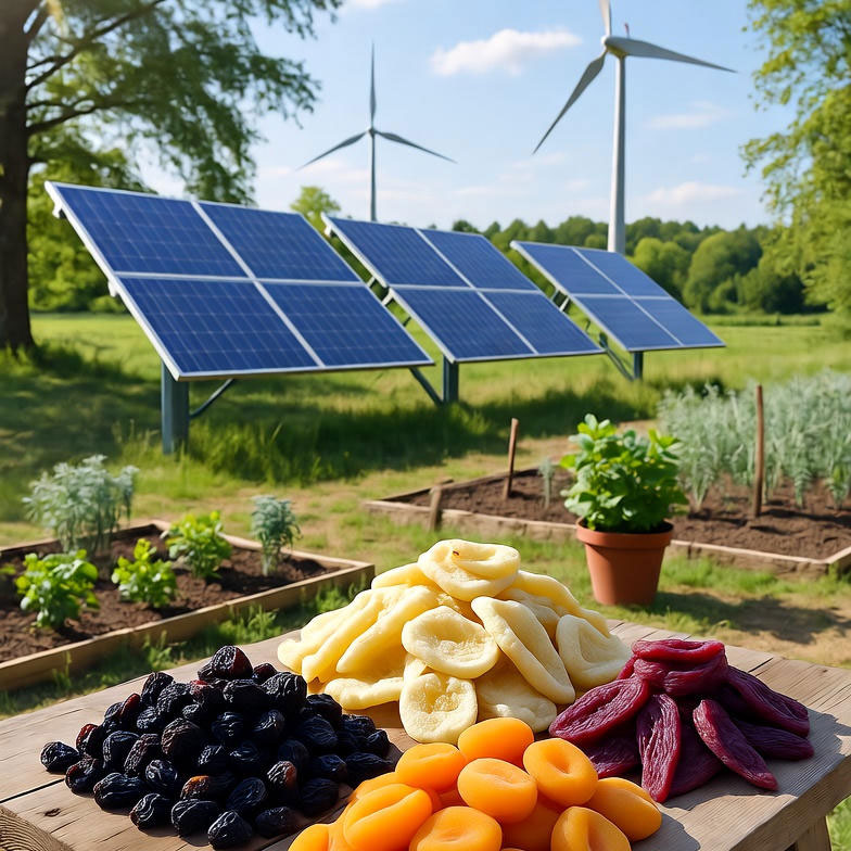 تأثیرات زیست‌محیطی تولید میوه خشک: چالش‌ها و راهکارهای پایدار